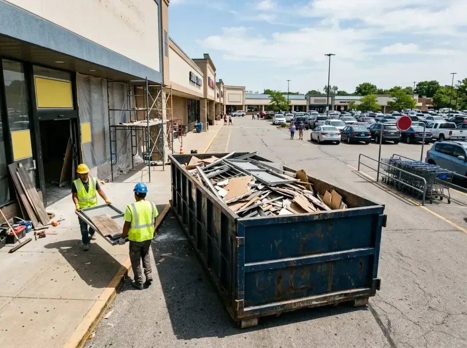 retail-store-renovation-debris-003 — frequently asked questions, Roll-off Dumpster Rentals in Lehighton, PA